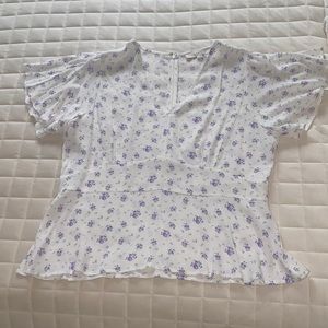 Loft NWT cute peplum blouse.
